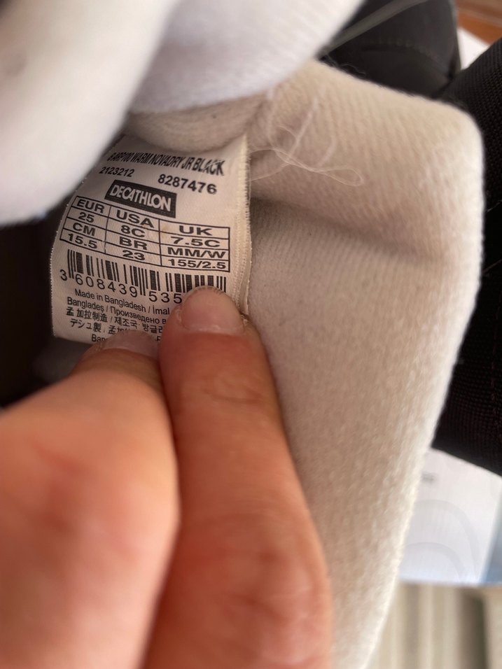 Siyah erkek çocuk kar botu - Görsel 2