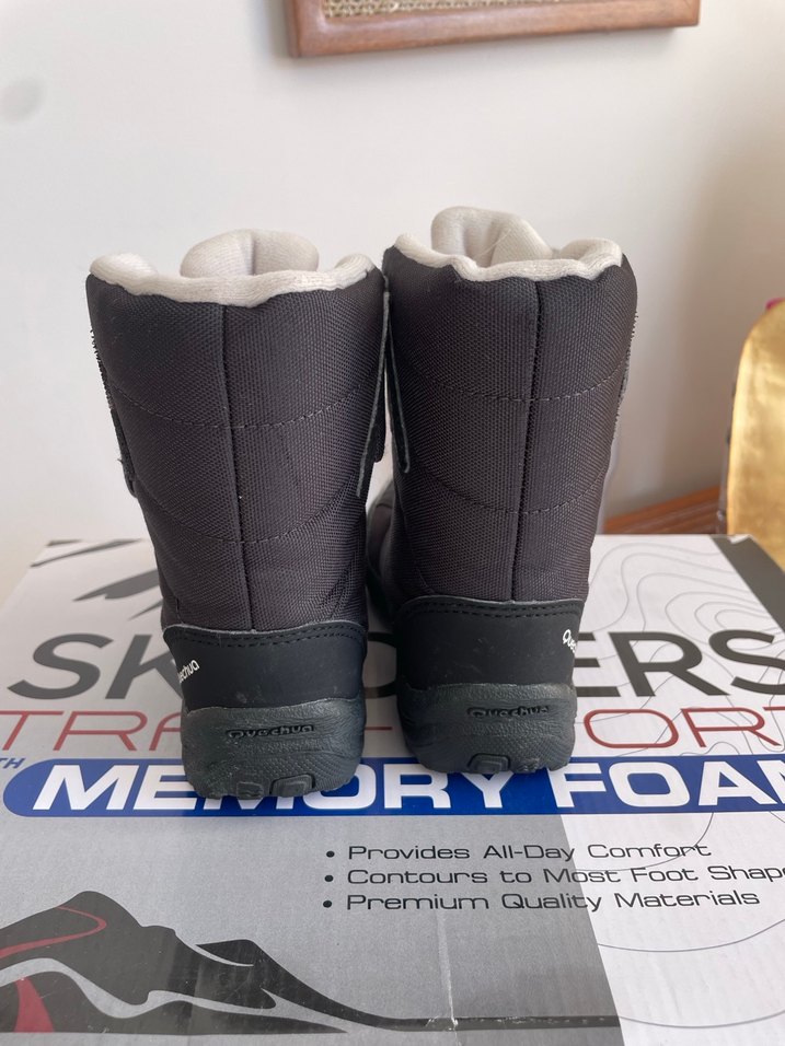 Siyah erkek çocuk kar botu - Görsel 3