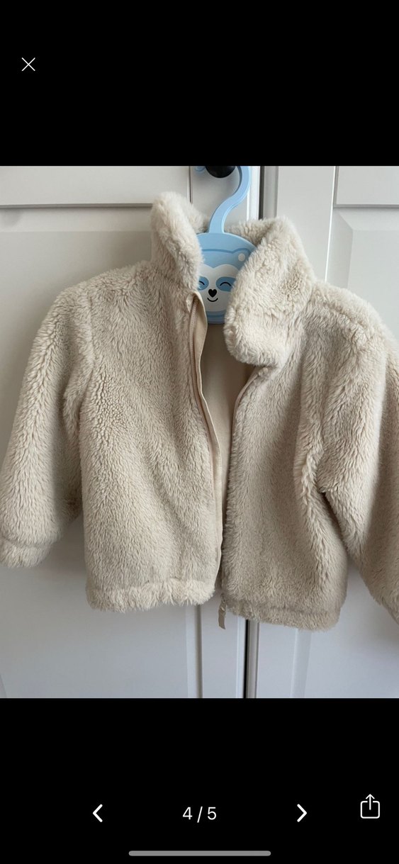 Bej Erkek Çocuk Kürk Detaylı Mont - Görsel 4