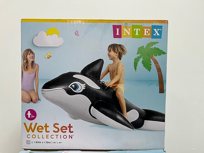 Diğer İntex binici balina( 2 adet )