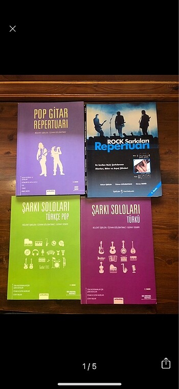 Gitar Metodu Repertuarı Kitapları