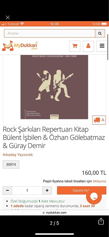  Beden Renk Gitar Metodu Repertuarı Kitapları