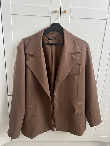 Trendyol & Milla Trendyolmilla Vizon rengi Blazer