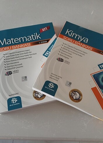 Ayt matematik ayt Kimya Bilgi Sarmal soru bankası kullanılmamış