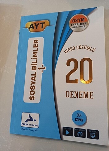 Ayt Sosyal Bilimler1 branş denemesi paraf Yeni