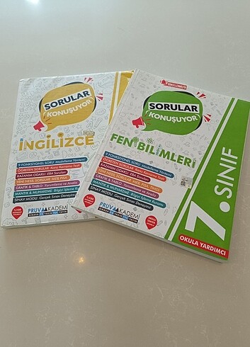 7. Sınıf Fen Bilimleri İngilizce Pruva Akademi Yeni 