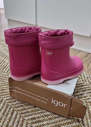 Igor İgor Fuşya Bimbi Yağmur Botu