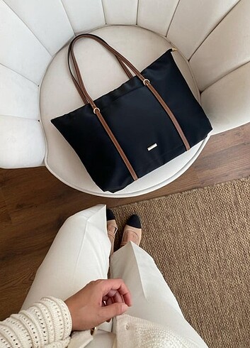 Shopper çanta acı kahve çanta 