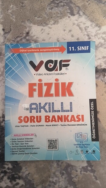 Vaf yayınları 11.sınıf fizik akıllı soru bankası 