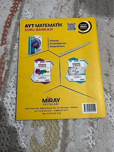 Miray Yayınları Ayt Matematik Soru Bankası