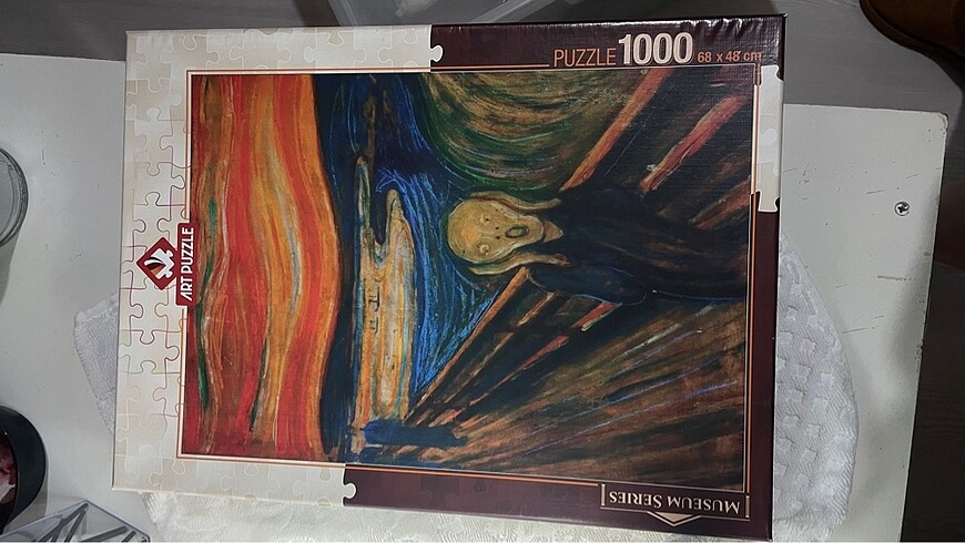 1000 puzzle çığlık tablosu