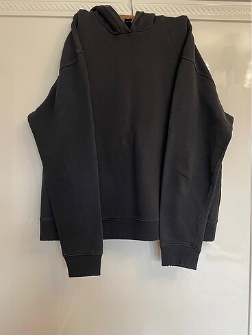 l Beden BEYMEN CLUB siyah kapusonlu sweatshirt