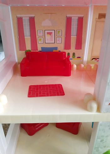 Renkli Plastik Oyuncak Ev - Görsel 2