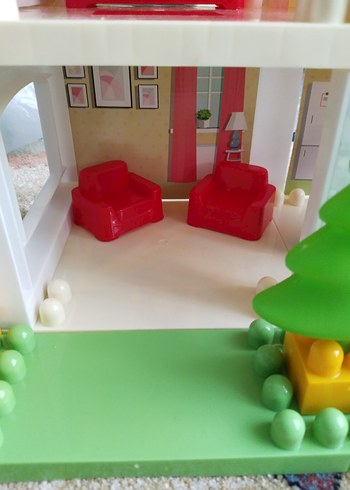 Renkli Plastik Oyuncak Ev - Görsel 5