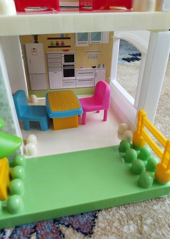 Renkli Plastik Oyuncak Ev - Görsel 4