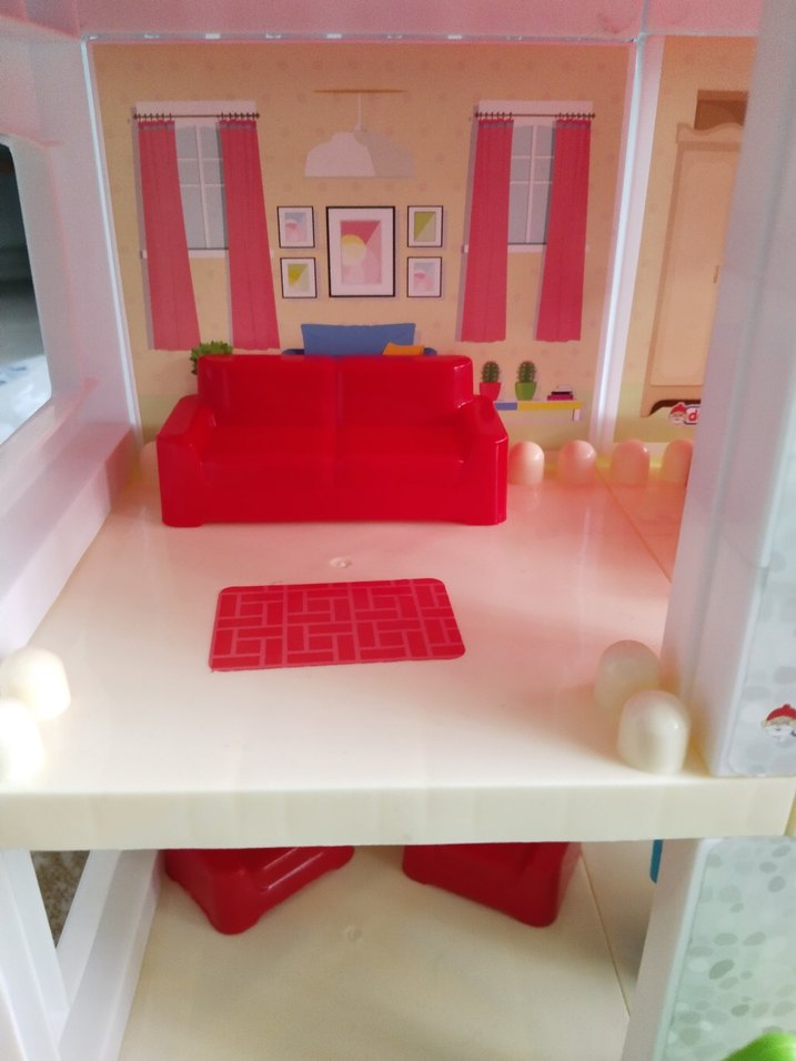 Renkli Plastik Oyuncak Ev - Görsel 2