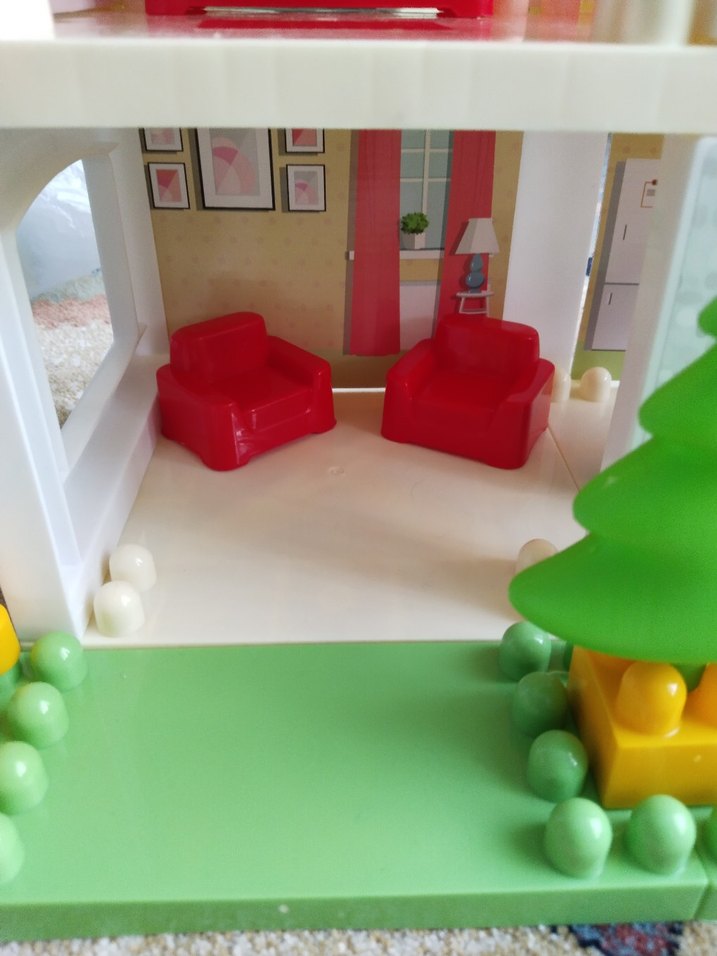 Renkli Plastik Oyuncak Ev - Görsel 5