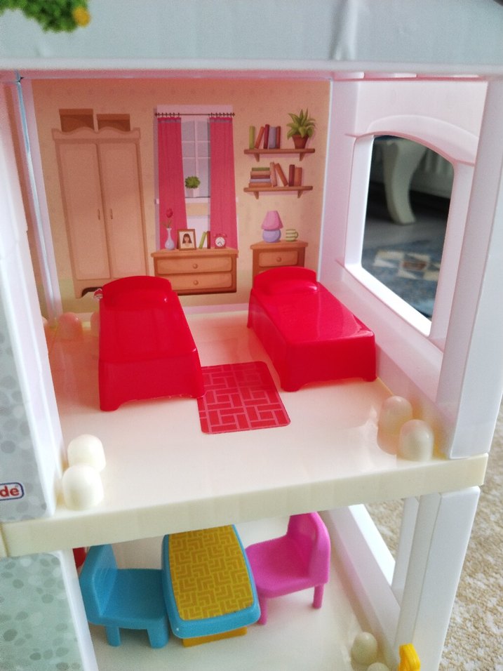 Renkli Plastik Oyuncak Ev - Görsel 3