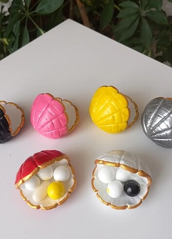 Çiçekli vazo,midye kabuğu lokumluk,kabak model lokumluk - Görsel 5