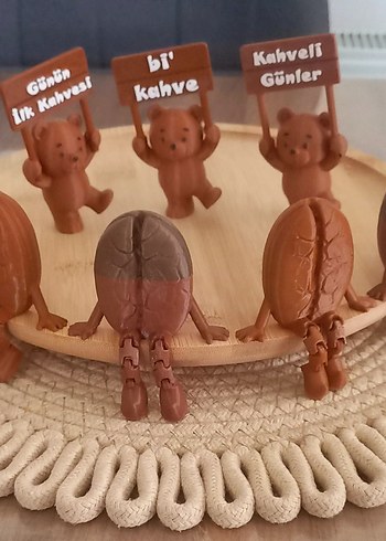 Kahverengi  Ayıcıklar kahve köşesi için tasarimlar - Görsel 2