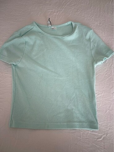 H&m su yeşili crop