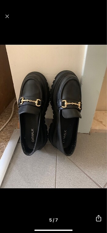 37 Beden siyah Renk catwalk oxford ayakkabi