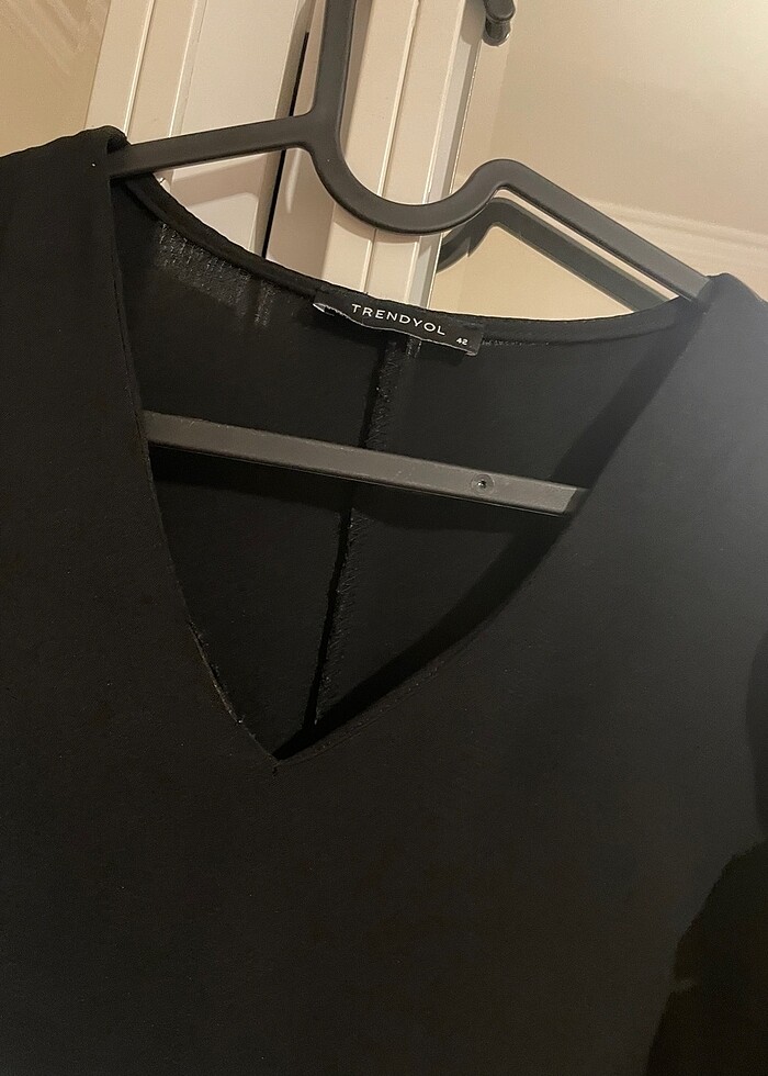 UZUN KOLLU ELBİSE - Görsel 3