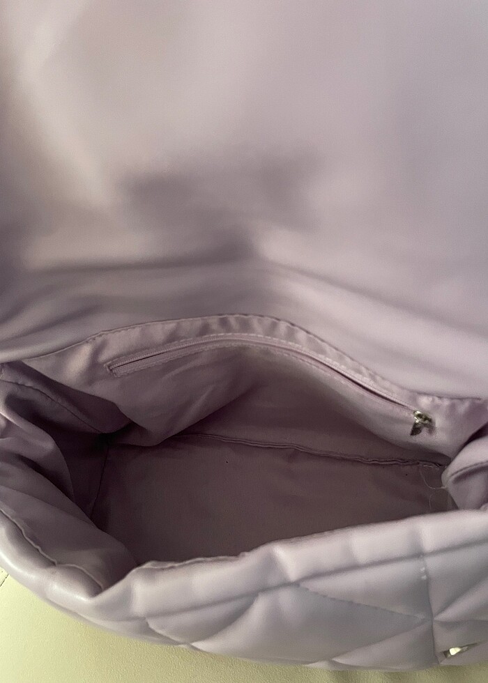 Stradivarius lila çanta - Görsel 4