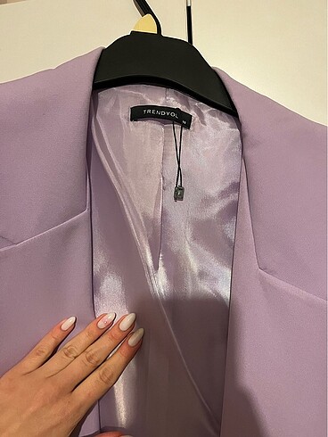 40 Beden mor Renk Mor Blazer