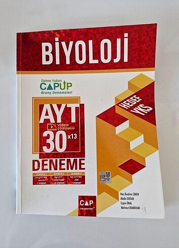 Çap Yayınları Ayt Biyoloji Deneme