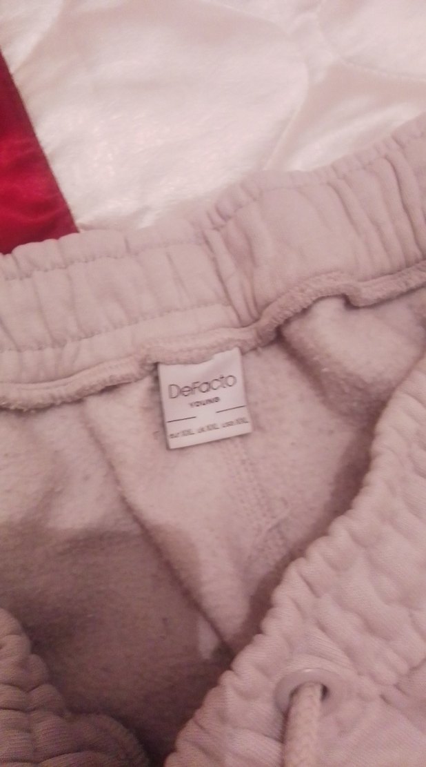 erkek Gri Midi Boy Rahat Kesim Eşofman - Görsel 2