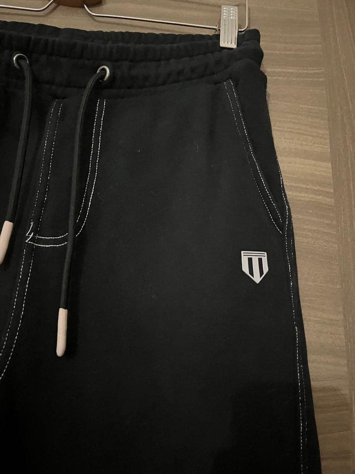 Siyah Rahat Kesim Kadın Eşofman Altı - Görsel 4