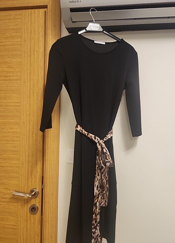Zara elbise cepli kemerli  - Görsel 2