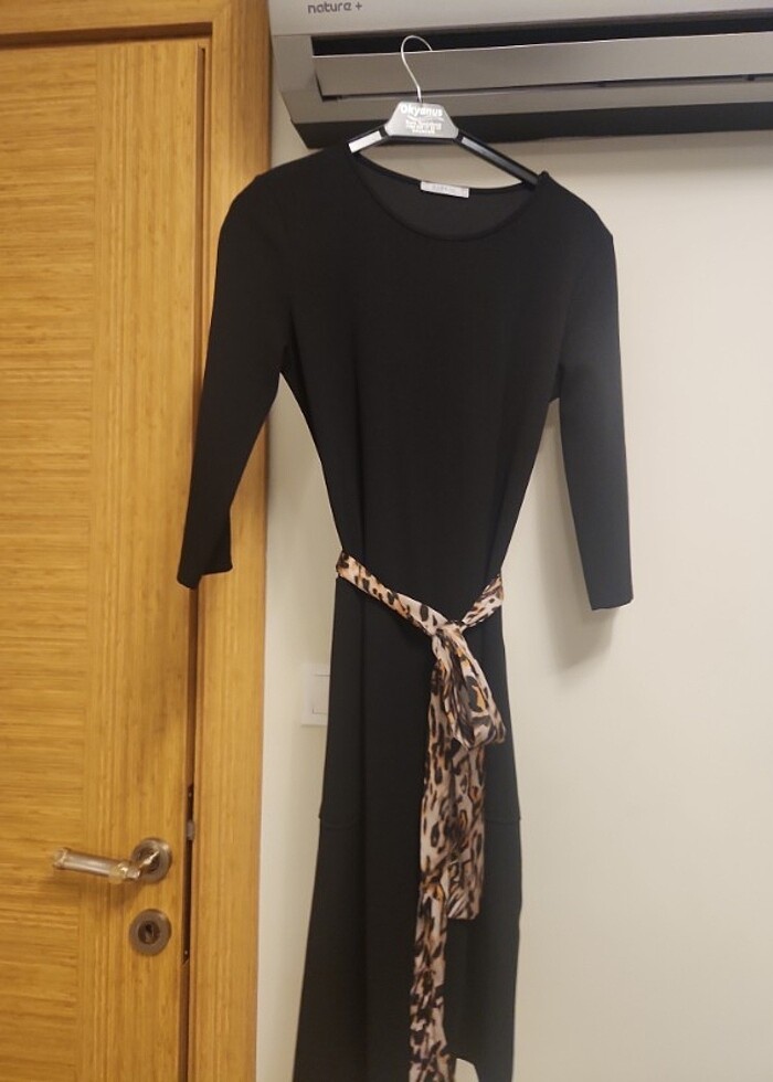 Zara elbise cepli kemerli  - Görsel 2