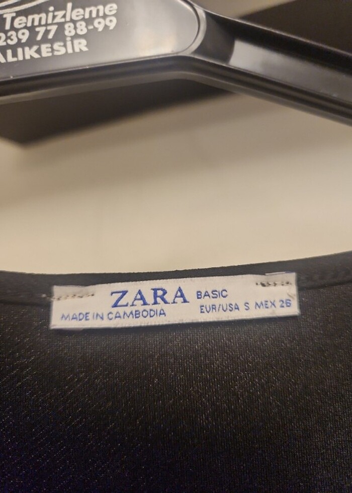 Zara elbise cepli kemerli  - Görsel 4