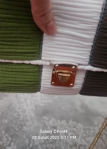 Zara Kamvas örgü çanta