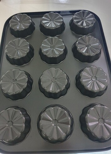  Beden gri Renk Pasta kalıbı # Cupcake # muffin #