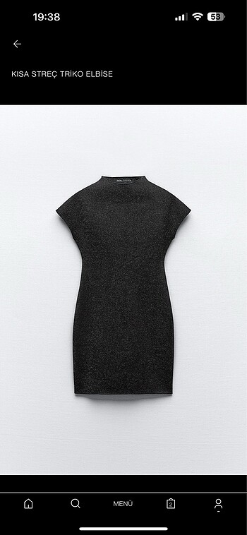 Zara triko elbise