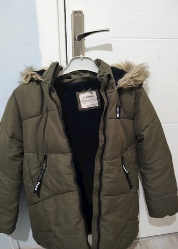 Koyu Yeşil Kadın Kürklü Kış Montu - Görsel 3