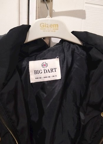 Siyah Kürklü Uzun Kadın Kışlık Mont - Görsel 2