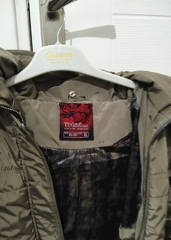 Gri Kamuflaj Desenli Erkek Kolsuz Yağmurluk - Görsel 3