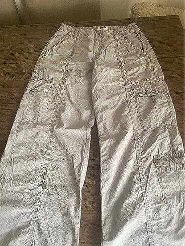 Gri kargo pantolon