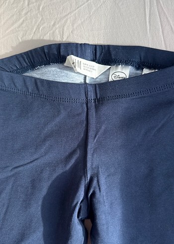 Kız Çocuk Baskılı Mavi Tayt - Görsel 4