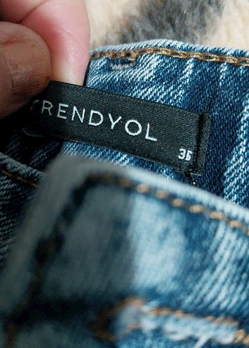 TRENDYOL 36 BEDEN KOT PANT.(KADIN) - Görsel 3