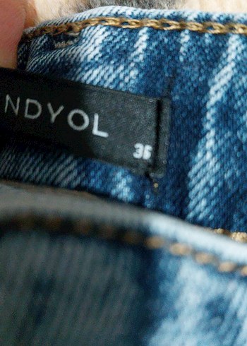 TRENDYOL 36 BEDEN KOT PANT.(KADIN) - Görsel 4