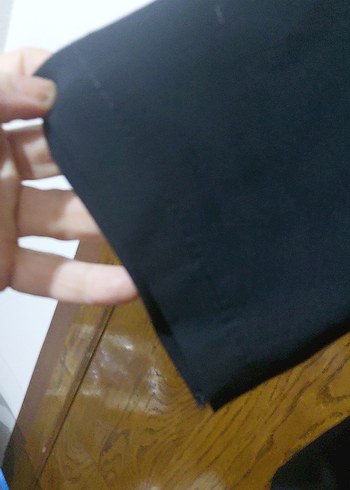 Siyah V Yaka Uzun Kollu  Gömlek - Görsel 4