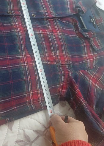 Kadın Çok Renkli Düğmeli Pamuklu Gömlek KOTON (42 bd.) - Görsel 11