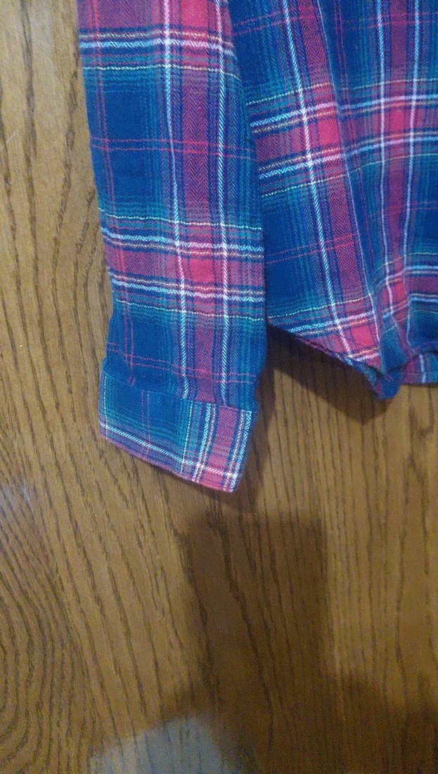 Kadın Çok Renkli Düğmeli Pamuklu Gömlek KOTON (42 bd.) - Görsel 5