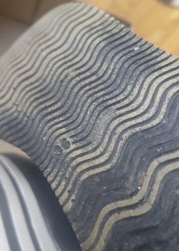 Siyah Gri Platform Topuklu Spor Ayakkabı 36 numara - Görsel 6