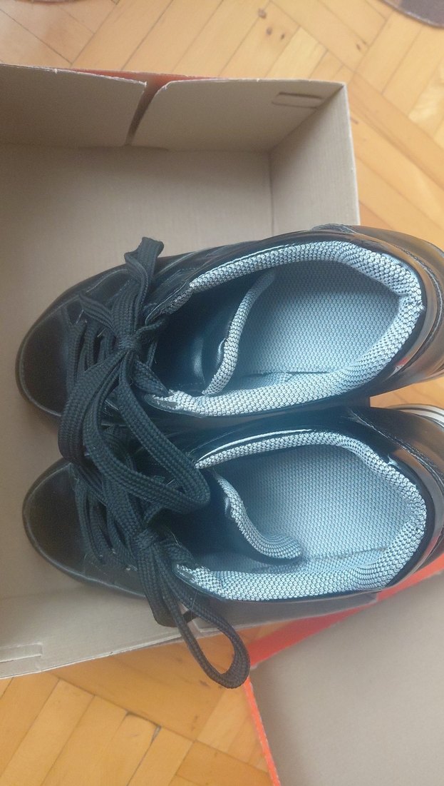 Siyah Gri Platform Topuklu Spor Ayakkabı 36 numara - Görsel 5